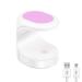 ANGNYA Mini UV LED Nail Lamp,Mini UV Light for Gel Nails Nail Dryer for Nails Professional LED Gel Nail Light Portable UV Light for Nail Art Tools Quickly Drying for DIY at Home Nail Salon (Purple)……… 02purple