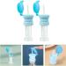 Kisangel 2pcs Spill-Proof Water Bottle Caps with Straw for Kids - Sky Blue | Portable Twist Cover Sippy Cap for Juice and Soda - Buy Online on GoSupps.com