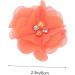 COHEALI 60 pcs Chiffon Cloth Diy Mini Shaped Accessory Hairhoop Flowers Accessoriesorange Girls Pearl As Shownx3pcs Size 1x3pcs - Buy Online on GoSupps.com