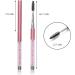 SKYPIA Eyelashes Comb Curlers Makeup Brush Mascara Brush Make Up Wands Eyebrow Brush with Cap Travel Accessories (PINK)  - Buy Online on GoSupps.com