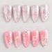 30 Sheets Flower Nail Art Stickers Pink White 3D Self Adhesive Nail Decals - Nail Decorations Manicure Tips - Buy Online on GoSupps.com