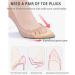 2 Pairs Foam Toe Filler Inserts for Women High Heels - Reusable Shoe Cushion Pads for Toe Pain Relief - Buy Online on GoSupps.com