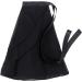 Bezioner Black Chiffon Ballet Wrap Skirt for Girls & Women - L (150-170 cm) - Perfect Dance Skirt with Waist Tie - Buy Online on GoSupps.com