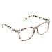 Cyxus Blue Light UV Filter Glasses Spring Hinge Anti Eye Strain Leopard Print Frame
