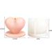 3D Love Heart Silicone Candle Making Molds with Base - Ideal for Candles, Soap, Wax, and Chocolate DIY Crafts - Buy Online on GoSupps.com