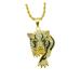 GLSTOY 1pc Women Chain Diamond Necklace Mens Necklace Women Necklace Charm Pendant Necklaces Golden