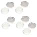 Mipcase 5pcs Box Powder Box Clear Cosmetic Case Bulk Makeup Small Loose Powder Case Travel Portable