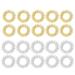 PYNQ 20 Pieces Spiky Sensory Finger Rings Finger Ring/Acupressure Ring Set Silent Stress Reducer and Massage Device