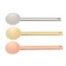Metal Cosmetic Spatula Round Head Lightweight Spoon for Cream Mask Makeup