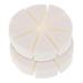 Healeved 2 Sets Triangular Sponge Puff Makeup Foundation Makeup Pads Triangle Cosmetic Sponges Makeup Supplies Concealer Sponge Triangle Puff Girl Make up Flutter White 8.00X8.00X2.00CM White