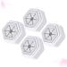 Alipis 12 Pcs Wall Mounted Hooks Wall-Mounted Towel Plug Adhesive Towel Plug Shelf Hanging Rod No Punching 5X5CMx3pcs As Shownx3pcs - Buy Online on GoSupps.com