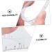 Baluue 20 Pcs Eyebrow Design Ruler Microblading Adhesive Eyebrow Sticker Eyebrow Ruler Tool White Plastic 22x5cmx2pcs Whitex2pcs - Buy Online on GoSupps.com
