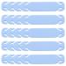 Healifty 10 piece of mouth protection extension buckle adjustable buckle anti -slip ear lifting ear cable extension straps for respiratory protection facial protection - light blue