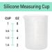 250ml Silicone Measuring Cups Set - Nonstick & Reusable for Epoxy Resin, Casting, Jewelry Making - Gartful 4 PCS - Buy Online on GoSupps.com
