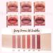 behound Havenlyn The Everlasting Liquid Lipstick Matte Set of 6 Highly Pigmented Lipstick Matte Long Lasting Smudgeproof Nonstick Cup Everlasting Liquid Lipstick Gift Set for Women Spring Summer Set - Buy Online on GoSupps.com