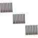 HAPINARY 30 Pcs Eye Shadow Brush Double Ended Makeup Brush Double Sided Makeup Brush Brow Brush Nylon Black