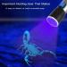 LEAGY 2-Pack USB Rechargeable 395nm Mini UV Torch Adjustable Zoom & Brightness 3 Light Modes - for Pet Urine Detection Scorpion Hunting Counterfeit Detection UV Glue Curing Nail Art etc - Buy Online on GoSupps.com