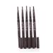 Mikinona 2 1 Eyebrow Pencil Brush Makeup Five Colors Eyebrow Brush 3d 1 count (Pack of 1) As Shown
