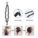 Fashionable Hair Design Styling Tool Set | Hair Volume Clip Knot Tool & Donut Wicking for Women & Girls - International Shipping - Buy Online on GoSupps.com