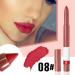 Dark Ruby Matte Lipstick and Lip Liner Set - Waterproof 24 Hour Long Lasting Formula - 3Pcs Deep Apple Red Lipstick and Crayon Stick Liner Pencil with Sharpener - Original 8&9&11 Shades - B - Buy Online on GoSupps.com