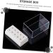 Ipetboom Multifunctional Storage Box 1pc Grinding Head Storage Box White Manicure Grinder Plastic Multi Functional Storage Box - Buy Online on GoSupps.com