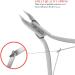Stainless Steel Professional Cuticle Nippers: Cuticle Cutters and Remover for Manicure and Pedicure - Nail Care Tool - Buy Online on GoSupps.com