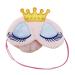Didiseaon Sleeping Eye Mask Eyeshadow Eye Patch Sleeping Blinders Madam Crown Breathable Pink