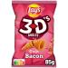  G n rique LAY'S 3D'S Bacon - 3D Crispy for Aperitif - 85g Bag of Smoked Bacon Savory Cookies - Ideal for Sharing - Pack of 4 - Buy Online on GoSupps.com