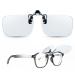 Goiteia 380-500nm Blue Light Filter Gaming Glasses Clip-on Gamers & Esport Accessories (Flip up 50% Blue Light Filter Clear)