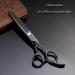 Hair Cutting Scissors 6 Inch Professional Black Salon Barber Scissor Hair Scissors Hairdressing Cutting Thinning Shears Set - Buy Online on GoSupps.com