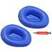 Zorvo Bedpans Bathroom Bed Pans Air Inflation Bed Pan Bedridden Inflatable Cushions Potty Washable Portable Elderly Bedridden Nursing Toilet Urinals for Men Women 2 PCS 2 Count (Pack of 1)