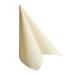 Papstar 50 napkins "ROYAL Collection" 1/4 fold 40 cm x 40 cm champagne "Casali" #84877 40x40cm Champagne