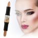 Buy 3D Contour Stick Makeup - Double-Ended Highlighter & Contouring Pen for Flawless Finish | Perfect for All Skin Types (#2) - Buy Online on GoSupps.com