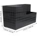 Fomiyes Hairdressing Tools Storage - Scissor Holder & Desktop Organizer for Stylists | Combs & Shear Holder | 19x10.5x8.5cm Black - Buy Online on GoSupps.com