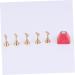 POPETPOP Nail practice nail bracket nail art display stand nail tip display base fingernail practice stand chessboard finger stand manicure nail display rack strong magnet 10x7cm Pink - Buy Online on GoSupps.com