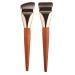 2 Foundation Brushes - Flat Top Foundation Brush for Liquid Makeup | Flat Foundation Brush Liquid Foundation Brush | Flat Makeup Brush for Face Makeup Cosmetic Application