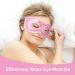 NEWGO Cooling Eye Mask Reusable Hot Cold Therapy Gel Eye Mask with Soft Plush Relief for Puffy Eyes Dark Circles Migraine Headache Sinus Pain - Pink - Buy Online on GoSupps.com