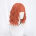 BGHJUE Short Orange Wig - 35cm Full Straight Bob 80% Density Colored Frontal Wigs for Women - International Shipping Available - Buy Online on GoSupps.com