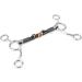Doact Western Treensen Bit - Sweet Iron 5.5 Slider Roller O-Ring Bridle Bits for Horses | Junior Cowhorse Copper Eggbutt Dog Bone 3-Part Loose - Buy Online on GoSupps.com