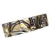 French Amie Fine 1 Inch Wide Rectangular Celluloid Handmade Onyx Automatic Hair Clip Barrette (Onyx)