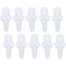 Haofy 10pcs Silicone Enema Nozzle Tips - Washable Soft 8mm Inner Diameter for Private Douching - Replacement Tips for Enhanced Comfort - Buy Online on GoSupps.com