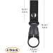 Thirei Water Bottle Holder Clip - 4 Pack Nylon Key Ring Clips with Belt Buckle for Camping & Hiking - Durable Black Outdoor Accessories - Buy Online on GoSupps.com