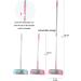 Long Handle Lint Roller with 5 Refills - 300 Sheets Extendable 2.5ft-4.1ft Pink Floor Lint Roller for Fur & Dust Removal - Buy Online on GoSupps.com