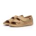 VEACAM Diabetic Shoes for Women Ladies Wide Width Elderly Shoes Adjustable Closure Open Toe Swollen Feet Walking Edema Sneakers 6.5 Beige