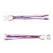 BinaryABC 4th of July American Flag Hair Ties - Patriotic Accessories (2Pcs) - Buy Online on GoSupps.com