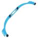 SKISUNO Eyebrow Threading Guide Stencil Eyebrow Alloy Outfit Positioning Measure Level Trimming Reusable Embroidery Measuring 25.5x1.3cm Blue