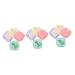 Lurrose 12 pcs storage pocket women menstrual bag mini organizers for women's bands bags with zipper for napkins breastfeeding insert portable nylon material Miss as shown x 3 pieces 13x12.7cmx3pcs