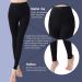 Women's 20-30 mmHg Compression Leggings for Varicose Veins & Swelling - Black Medium Footless Tights - Buy Online on GoSupps.com