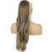 PORSMEER Ombre Brown Drawstring Ponytail Extension 26 Inch - Natural Straight Wavy Synthetic Hairpiece for Women - Daily and Party Wear - Buy Online on GoSupps.com