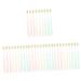 Partykindom 36 Stk tooth cleaning with wide and thin toothbrush the thrill thrilled toothbrushes for adults soft toothbrush for at home soft fur manual brush head travel plastic (1 Pack) as shown x 4 pieces